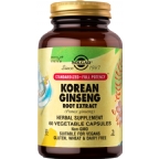 Solgar Kosher SFP Korean Ginseng Root Extract 60 Vegetable Capsules