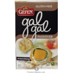 Gefen Kosher Gluten Free Gal Gal Crackers Everything - Passover 4.2 Oz
