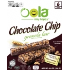 Oola Kosher Granola Bar Chocolate Chip - Parve 6 Bars