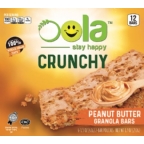 Oola Kosher Granola Bar Crunchy Peanut Butter - Parve 12 Bars