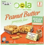 Oola Kosher Granola Bar Sugar Free Peanut Butter - Parve 5 Bars