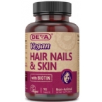 Deva Nutrition Vegan Hair Nails And Skin Not Certified Kosher 90 Tablets  