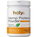Holy & Co. Kosher Organic Superfood Hemp Protein Powder-Vanilla Flavor 1 LB
