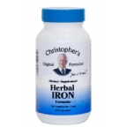 Dr. Christopher’s Kosher Herbal Iron Formula 100 Capsules