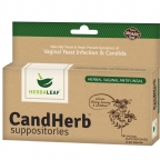 Herbaleaf CandHerb Organic Veginal Suppositories 14 Suppositories
