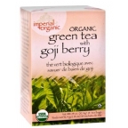 Uncle Lees Tea Kosher Imperial Organic Green Tea with Goji Berry 18 Tea Bags