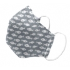 Green Sprouts Reusable Face Mask For Child - Gray Fish 1 Gray Fish Mask