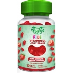 Human Beanz Kosher Kids Vitamin D3 Jelly Beans - Strawberry Blast Flavor  120 Jelly Beans