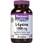 Bluebonnet Kosher L-Lysine 1000 mg 50 Caplets