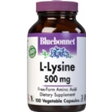 Bluebonnet Kosher L-Lysine 500 mg 100 Vegetable Capsules