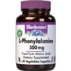 Bluebonnet Kosher L-Phenylalanine 500 mg 30 Vegetable Capsules