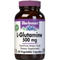 Bluebonnet Kosher L-Glutamine 500 mg 50 Vegetable Capsules