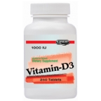 Landau Kosher Vitamin D3 1000 IU  250 Tablets