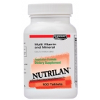 Landau Kosher Nutrilan Multiple Vitamins with Minerals 100 TAB