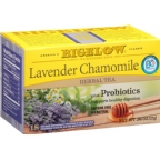 Bigelow Kosher Lavender Chamomile Herbal Tea with Probiotics  18 Tea Bags