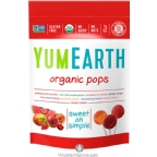 YumEarth Organics Kosher Lollipops Assorted Fruit - 6 Pack 14 Lollipops