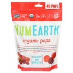 YumEarth Organics Kosher Lollipops Assorted Fruit - 12 Pack 40 Lollipops