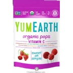 YumEarth Organics Kosher Lollipops Vitamin C 6 Pack 14 Lollipops