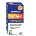 Enzymedica Kosher Lypo Gold Optimizes Fat Digestion 60 Capsules