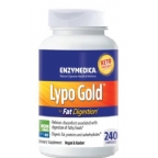 Enzymedica Kosher Lypo Gold Optimizes Fat Digestion 240 Capsules