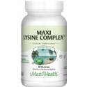 Maxi Health Kosher Maxi Lysine Complex 1000 Mg 60 MaxiCaps