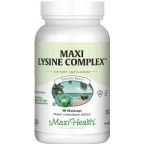 Maxi Health Kosher Maxi Lysine Complex 1000 Mg 60 MaxiCaps