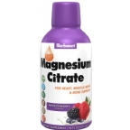 Bluebonnet Kosher Magnesium Citrate 420 mg Mixed Berry Flavor 16 Fl Oz
