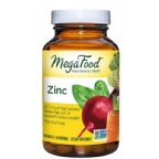 MegaFood Kosher Zinc Whole Food Mineral 60 Tablets