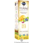Garden of Life Kosher Mykind Organics Vegan D3 Spray Vanilla 2 OZ