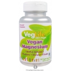VegLife Magnesium 400 Mg Vegan Suitable Not Certified Kosher 90 Vegan Capsules