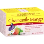 Bigelow Kosher Chamomile Mango Herbal Tea 20 Tea Bags