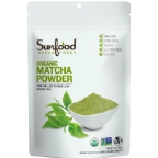 Sunfood Kosher Organic Matcha Green Tea Powder 4 OZ