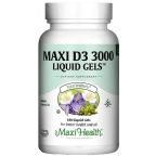 Maxi Health Kosher Maxi D3 3000 IU Liquid Gels 180 Liquid Gels