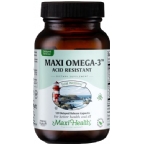 Maxi Health Kosher Maxi Omega-3 - Acid Resistant  - Lemon Scented   120 Delayed Release Liquid Capsules