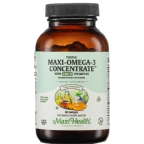 Maxi Health Kosher Triple Maxi Omega-3 Concentrate Fish Oil with Vitamin D3 2000 IU 90 Softgels