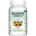 Maxi Health Kosher Maxivite Complete One Daily Multi Vitamin & Mineral with Iron 90 Tablets