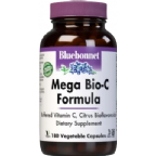Bluebonnet Kosher Mega Bio-C Formula 180 Vegetable Capsules