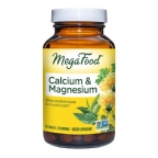 MegaFood Kosher Calcium and Magnesium 60 Tablets