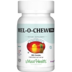Maxi Health Kosher Mel-O-Chew Melatonin 3 Mg - Berry Flavor 200 Chewies