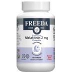 Freeda Kosher Chewable Melatonin 2 mg - Sugar Free 120 Chewable Tablets