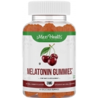 Maxi Health Kosher Melatonin 3 Mg Gummies - Natural Cherry Flavor  60 Gummies