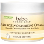 Babo Botanicals Kosher Miracle Moisturizing Cream For Face And Body Oatmilk Calendula 2 OZ