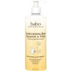 Babo Botanicals Kosher Moisturizing Baby Shampoo & Wash Comforting Oatmilk Calendula 16 fl oz