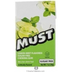 Elite Kosher Must Chewing Gum Lemon Mint Flavor Sugar Free 1 Oz