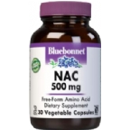 Bluebonnet Kosher Nac (N-acetyl-L-cysteine) 500 mg 30 Vegetable Capsules