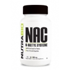 NutraBio Kosher NAC N-Acetyl-Cysteine 600 mg 90 Vegetable Capsules
