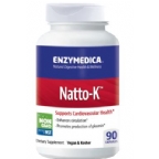 Enzymedica Kosher Natto K Circulation and Heart Health 90 Capsules