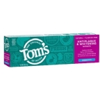 Toms Of Maine Kosher Natural Antiplaque and Whitening Fluoride-Free Toothpaste Peppermint Pack of 6 5.5 OZ