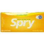 Spry Kosher Xylitol Chewing Gum Sugar Free - Natural Fruit Flavor 10 Gums