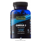 Navitco Kosher Omega-3 Fish Oil 3000 mg  90 Softgels
